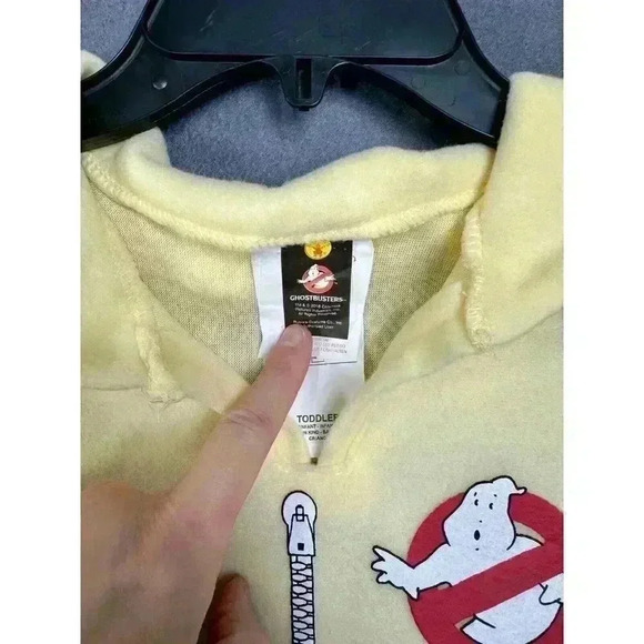 Ghostbusters Outfit w/ Hat Size 2T Toddler Character Halloween Costume Fleece - Picture 3 of 8